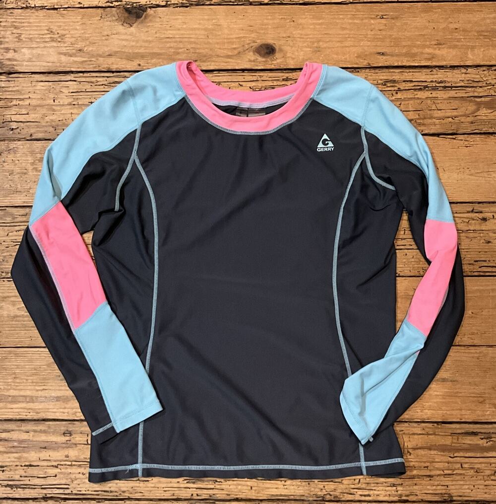 Gerry Womens Size L Multicolor Long Sleeve Athletic Shirt